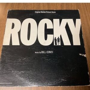 Rocky‎ Original Motion Picture Score Vinyl LP Bill Conti 1976